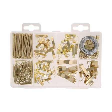 Hillman Hillman 130251 Metal Assortment Picture Hanging Kit - pack of 6 5680517